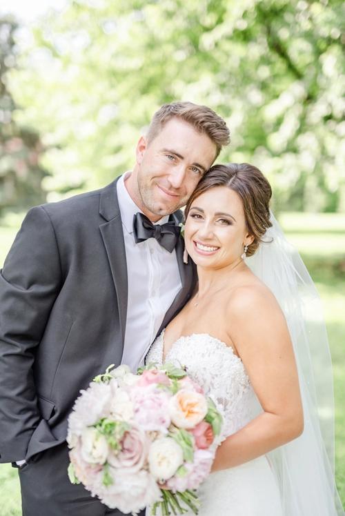 Erin & John's Glamorous Athletic Club of Columbus Wedding Best Wedding Florist Ohio