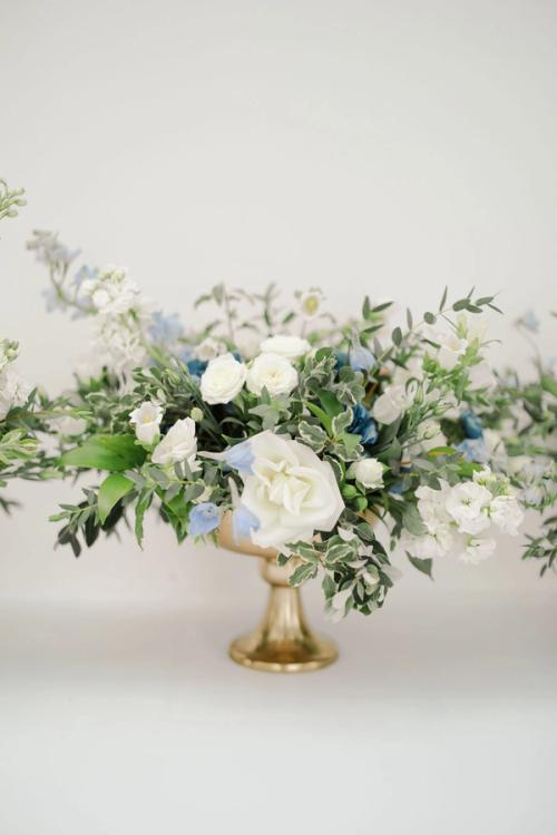 Melanie and Kyle's Flower-Filled Rooftop Celebration Best Wedding Florist Ohio