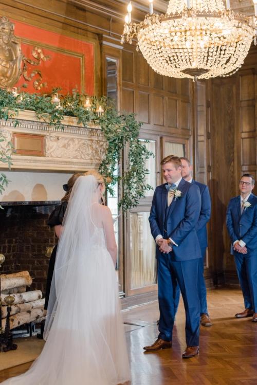 Blushing Bride at the Athletic Club of Columbus (Rachael & Dan) Best Wedding Florist Ohio