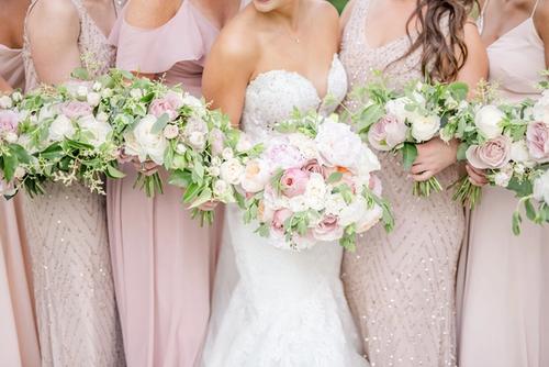 Erin & John's Glamorous Athletic Club of Columbus Wedding Best Wedding Florist Ohio