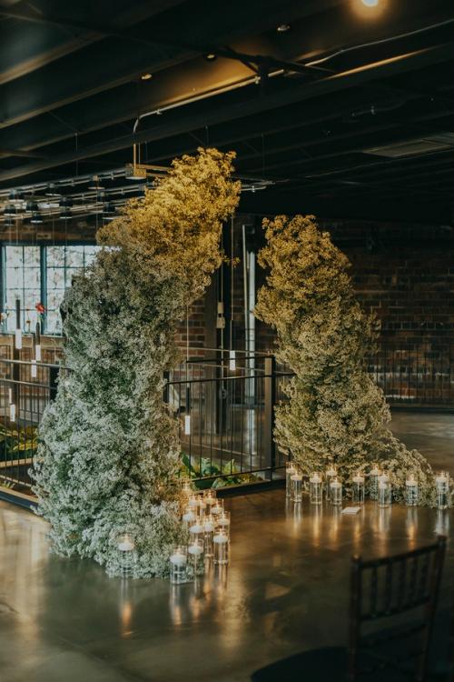 A Modern Valentine Wedding at Post 4 Best Wedding Florist Ohio
