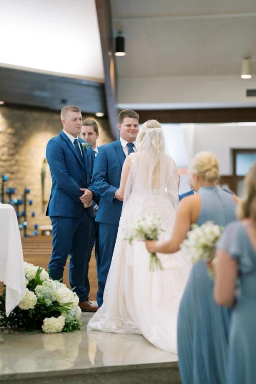 Mitchell and Claire's Bountiful Hydrangea and Peony-Filled Florals Best Wedding Florist Ohio
