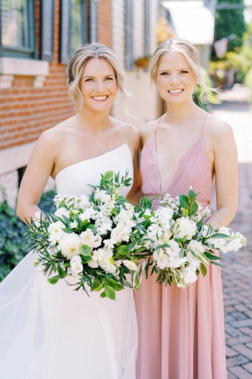 Charli & Christian's Modern Wedding at Via Vecchia Best Wedding Florist Ohio