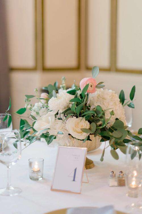 Blushing Bride at the Athletic Club of Columbus (Rachael & Dan) Best Wedding Florist Ohio