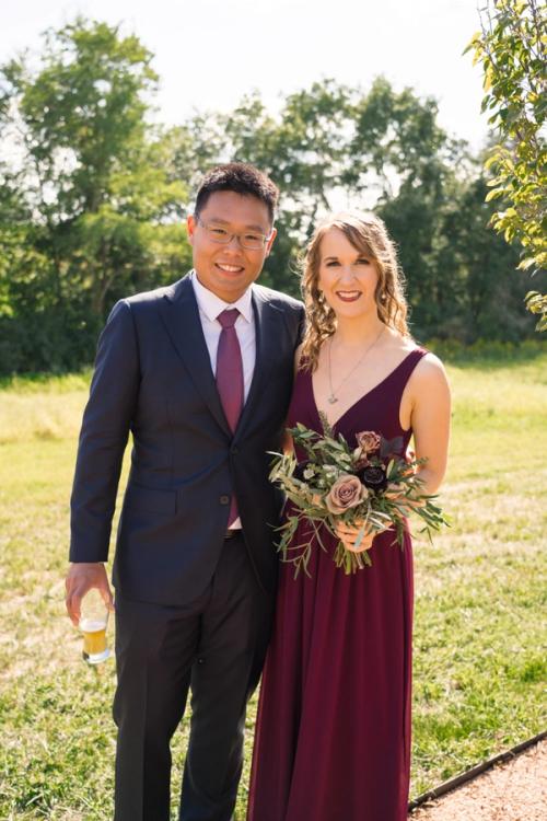 Natural, Mauve-Toned Florals at Magnolia Hill Farm Best Wedding Florist Ohio