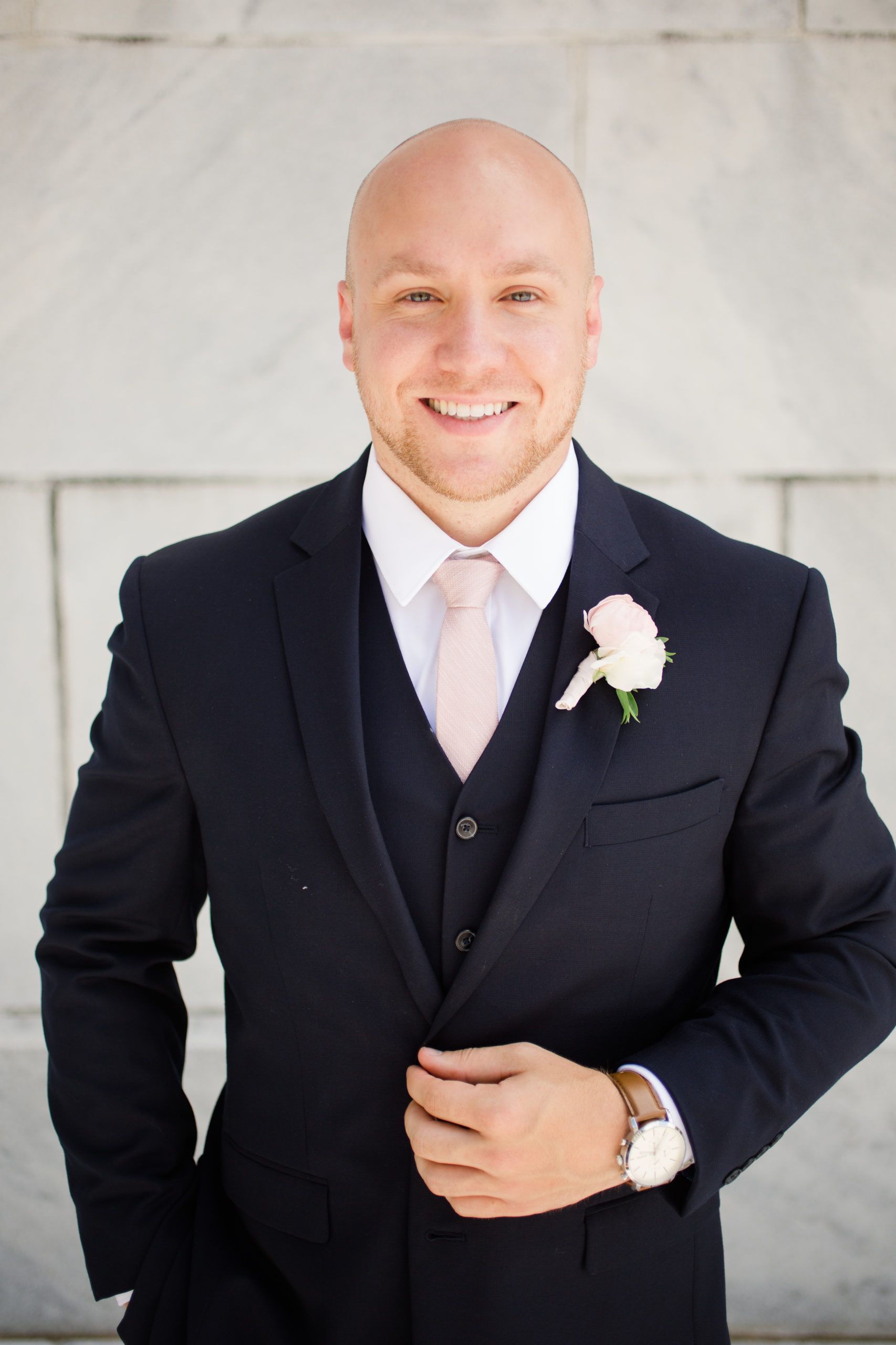 Summery Pastels photographed at The Ohio Statehouse Best Wedding Florist Ohio