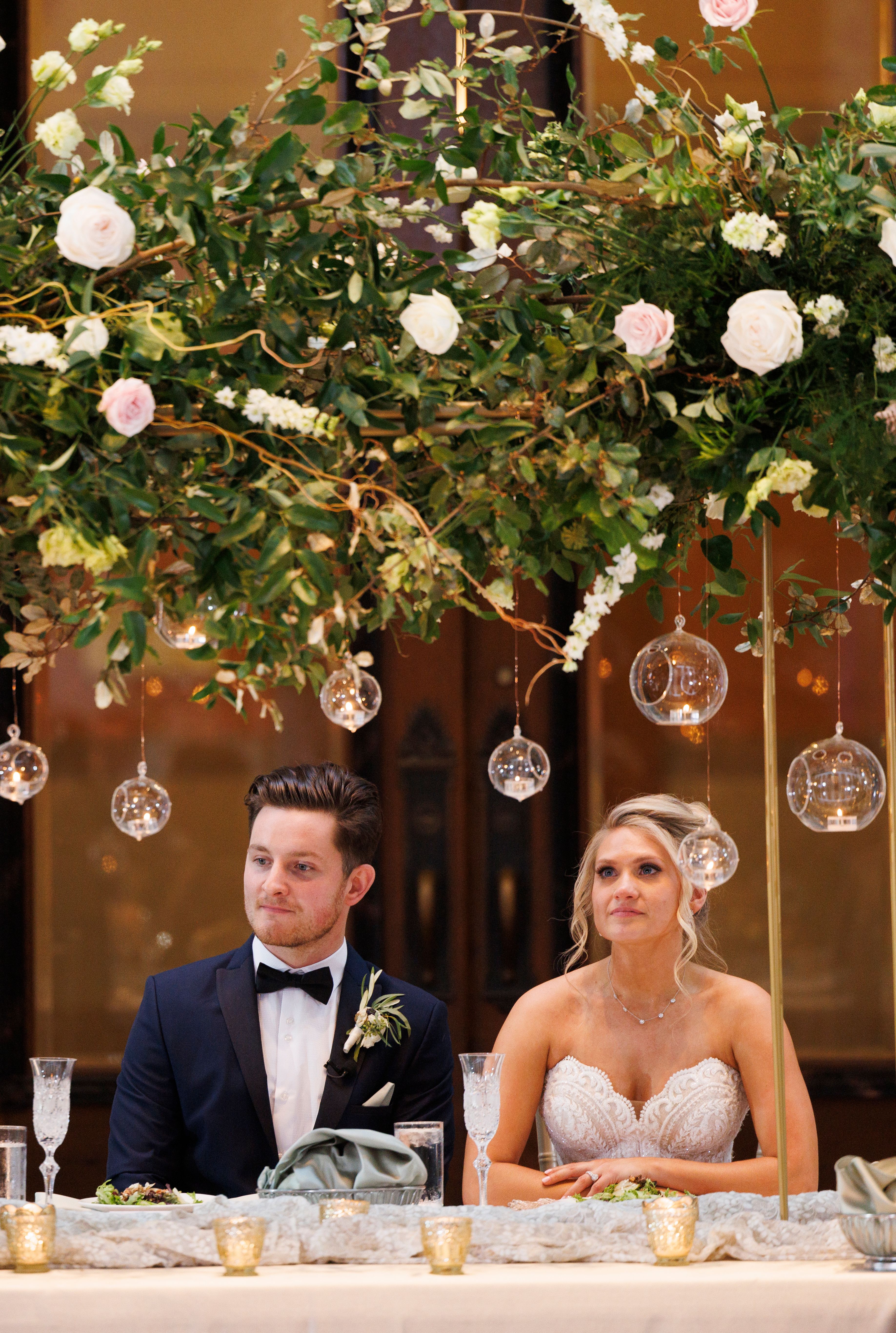 Kelly and Drew's Elegant Day at the Ohio Statehouse Best Wedding Florist Ohio