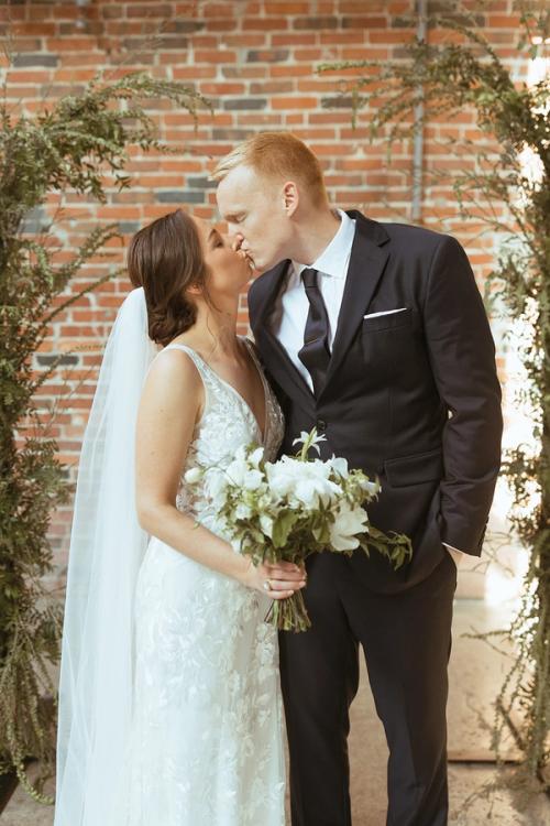 Michelle & Brad's Whimsical Botanicals at Strongwater Best Wedding Florist Ohio