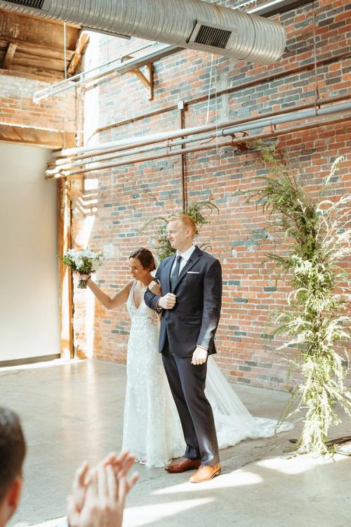 Michelle & Brad's Whimsical Botanicals at Strongwater Best Wedding Florist Ohio