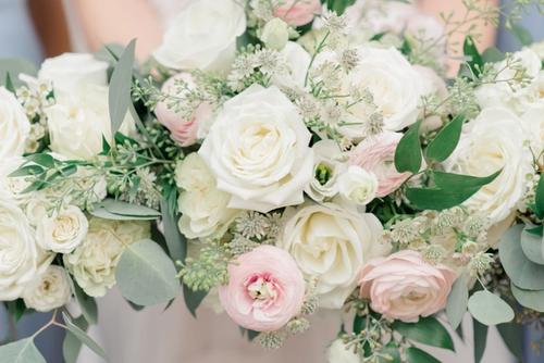 Blushing Bride at the Athletic Club of Columbus (Rachael & Dan) Best Wedding Florist Ohio