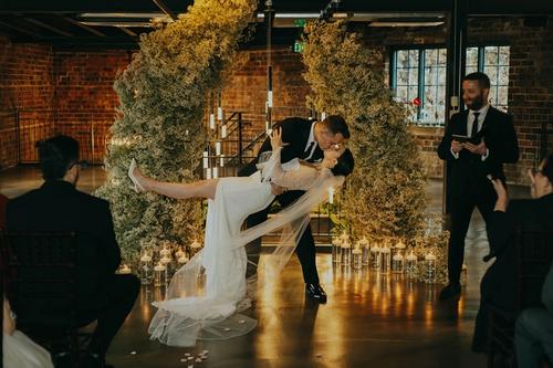 A Modern Valentine Wedding at Post 4 Best Wedding Florist Ohio