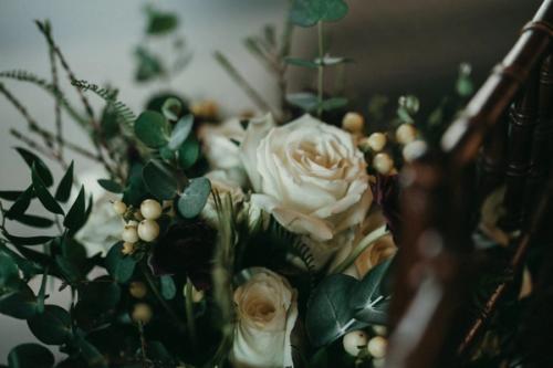 Rachel and Doug's Intimate High Line Car House Wedding Best Wedding Florist Ohio