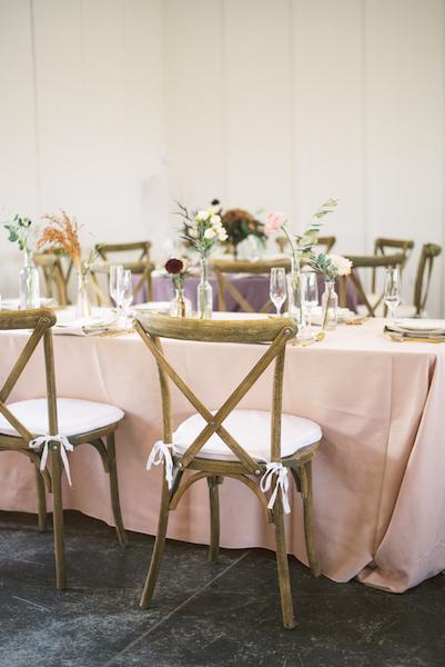 Natural, Mauve-Toned Florals at Magnolia Hill Farm Best Wedding Florist Ohio