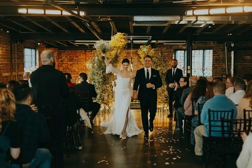 A Modern Valentine Wedding at Post 4 Best Wedding Florist Ohio