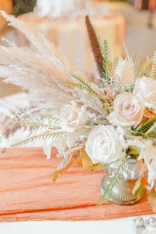Megan and Will's West Coast-Inspired Day in Columbus Best Wedding Florist Ohio