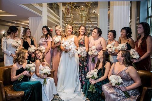 Faith and Cam's Glamorous Day at Jorgensen Farms Best Wedding Florist Ohio