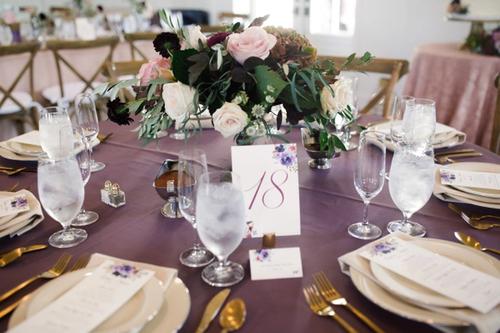 Natural, Mauve-Toned Florals at Magnolia Hill Farm Best Wedding Florist Ohio