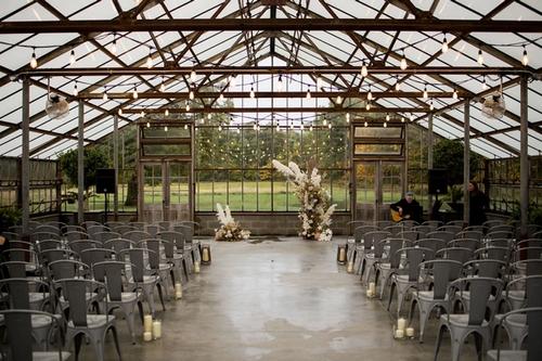 Faith and Cam's Glamorous Day at Jorgensen Farms Best Wedding Florist Ohio