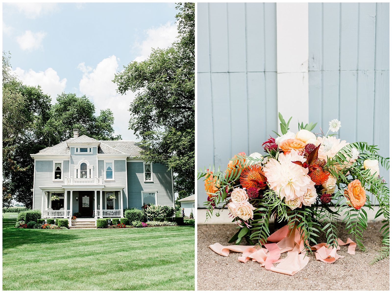 Pretty Prairie Farm in Urbana, Ohio Best Wedding Florist Ohio