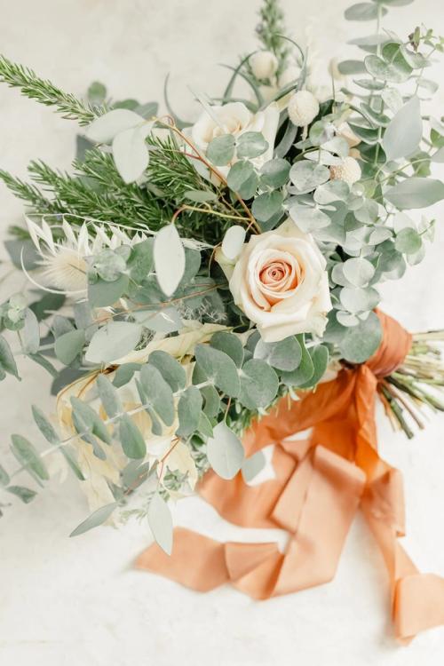 Megan and Will's West Coast-Inspired Day in Columbus Best Wedding Florist Ohio