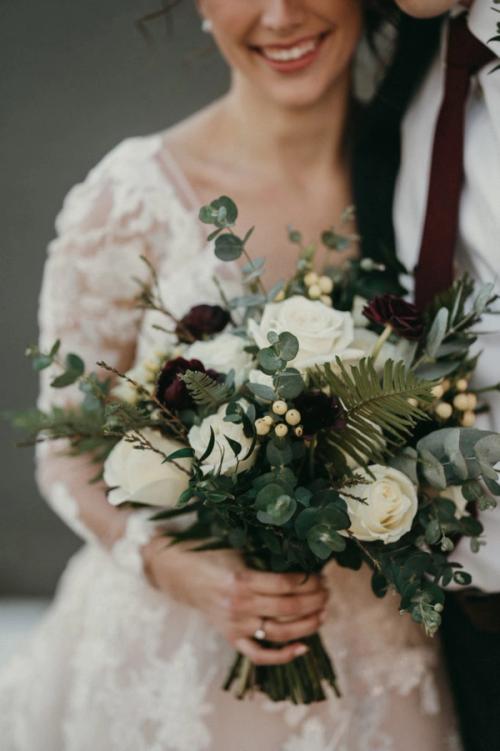 Rachel and Doug's Intimate High Line Car House Wedding Best Wedding Florist Ohio