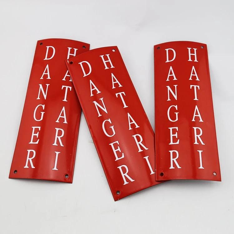 Custom Danger Electric Enamel Sign
