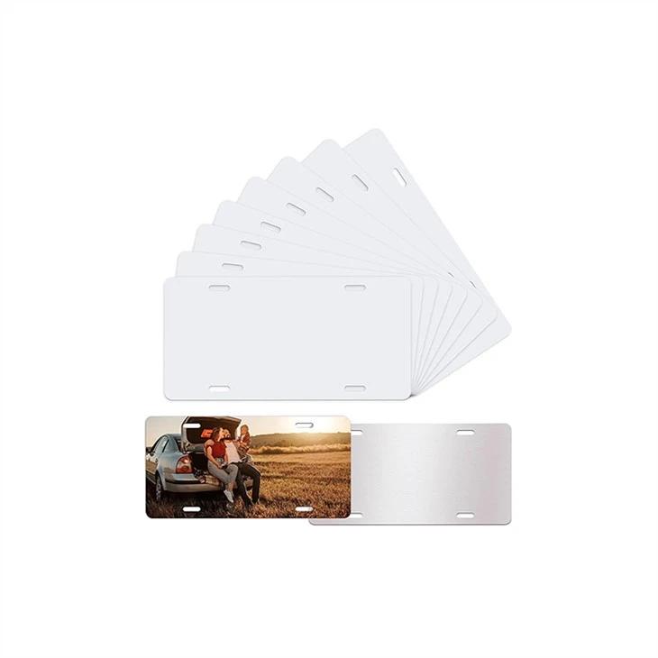 Blank License Plate with DIY Pictures