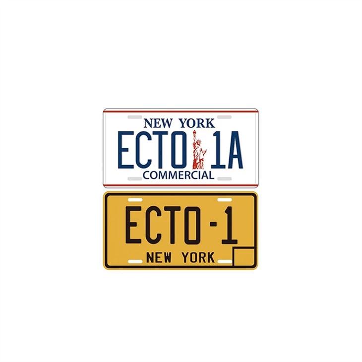 Embossed Metal License Plate