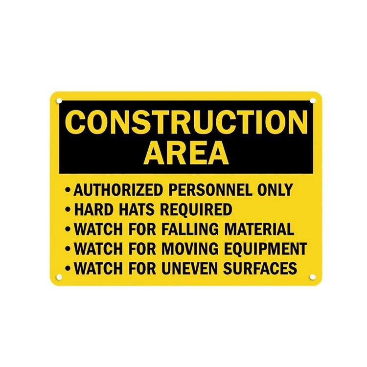 Caution Construction Area Safety Sign