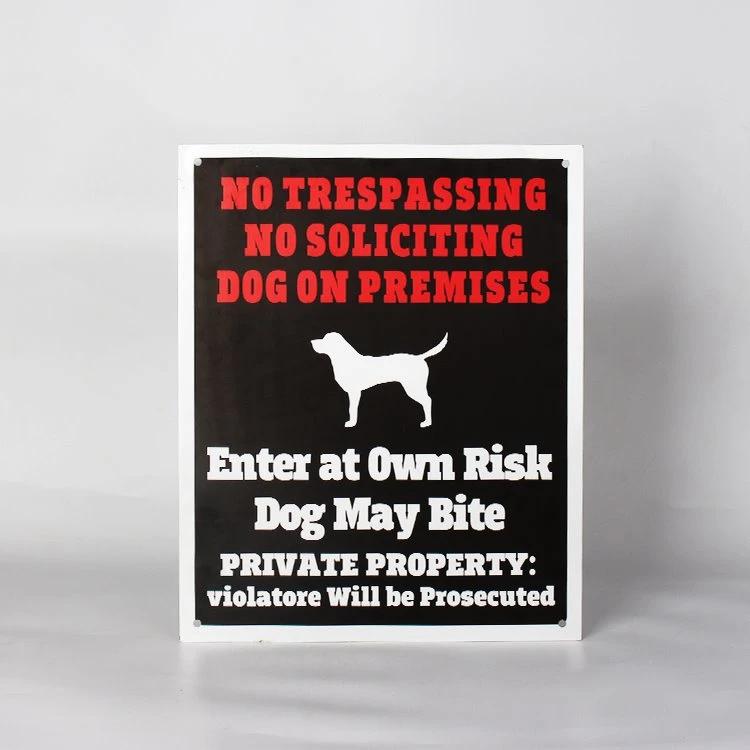 Enter At Your Own Risk Safety Yard Sign