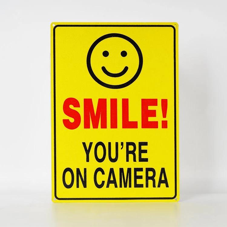 Smile You're On Camera Safety Signage