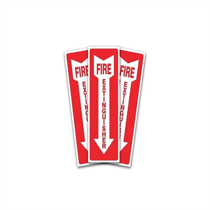 Fire Extinguisher Arrow Safety Sign