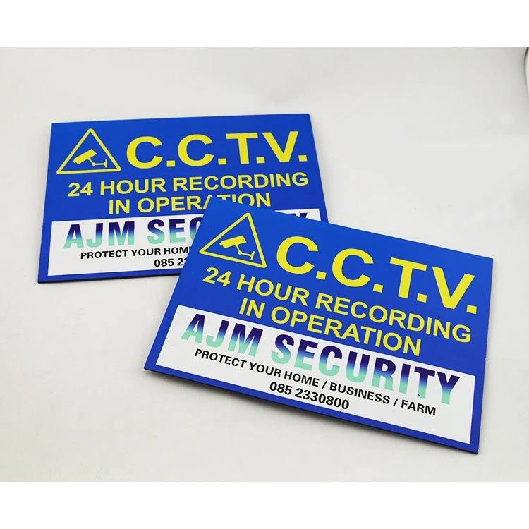 Custom CCTV Security Signs