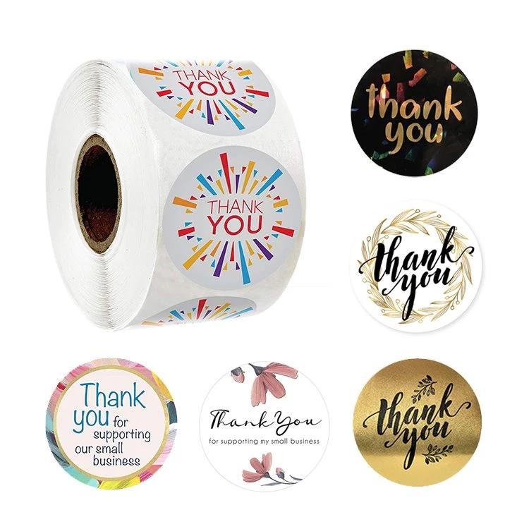 Self-adhesive Thank You Stickers