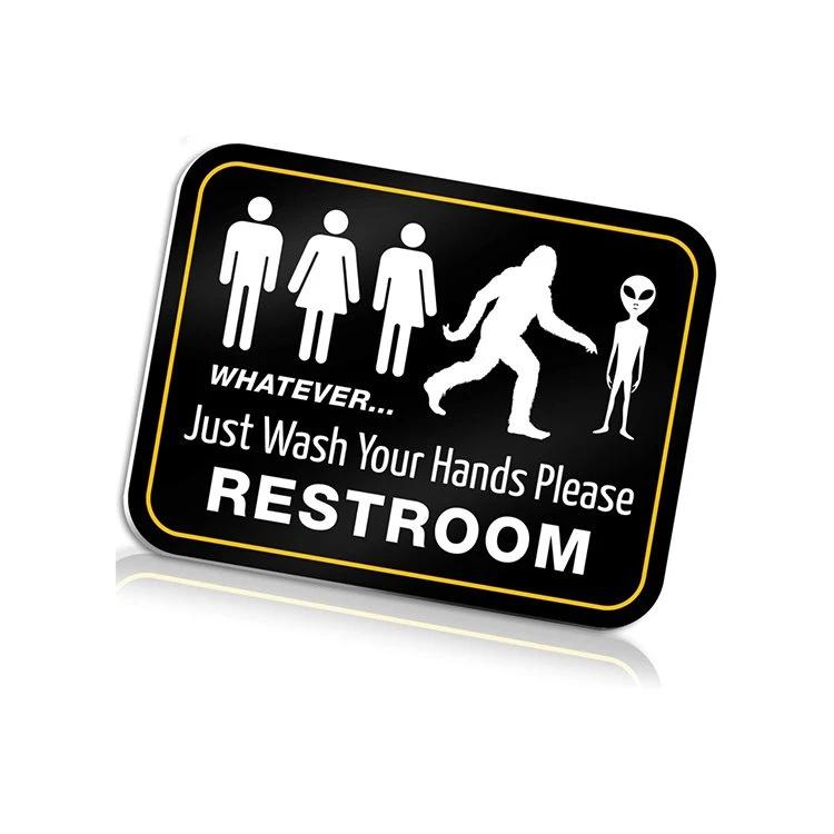 Funny Bathroom Decor Sign