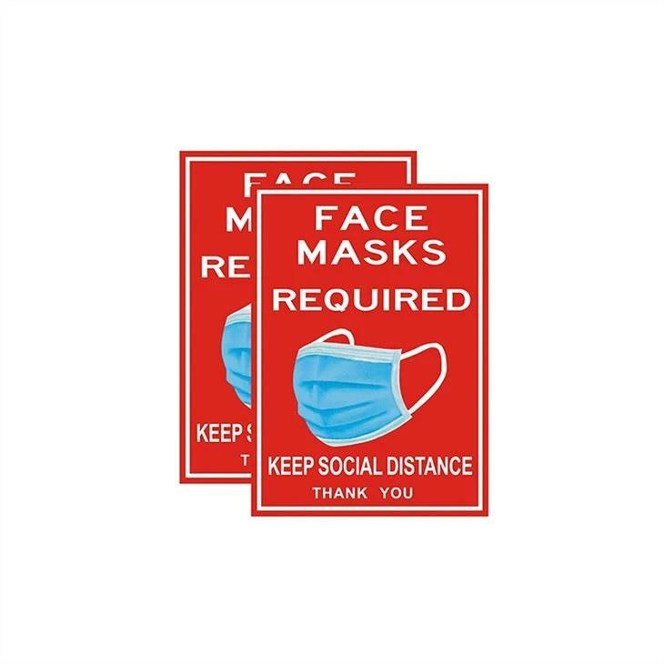 Mask Wearing Required Safe Sign