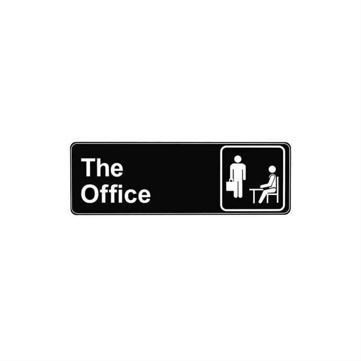 Self Adhesive office Acrylic Sign