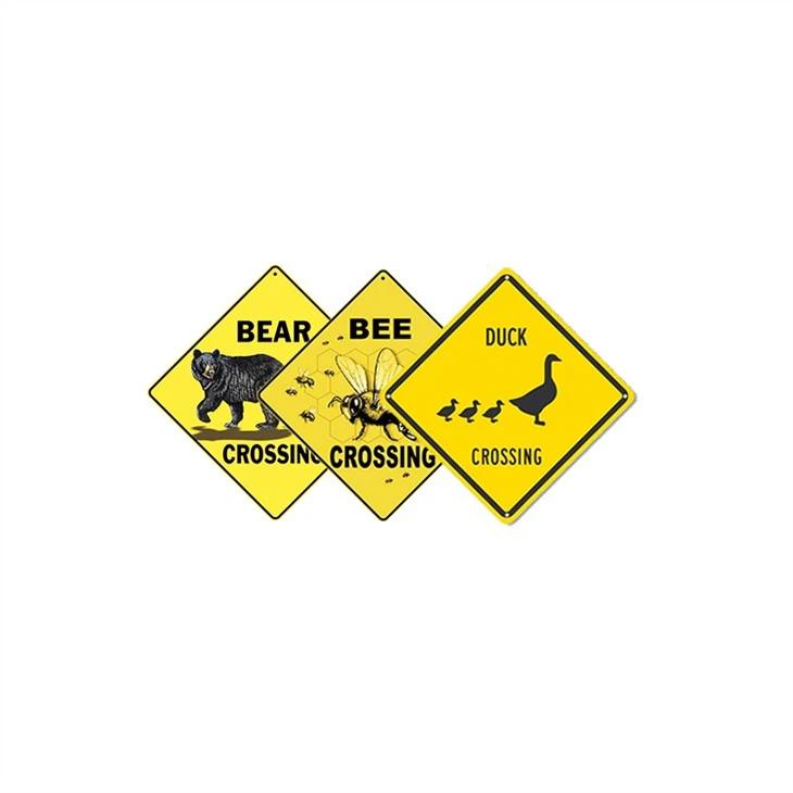 Animal Crossing Warning Signs