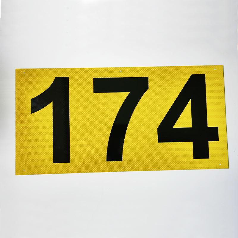 Reflective Electrical Numbers Safety Signs