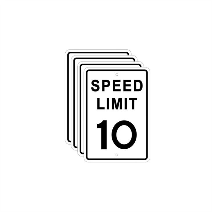 Vehicle Speed Limit Sign