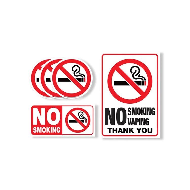 No Smoking No Vaping Symbol Sticker