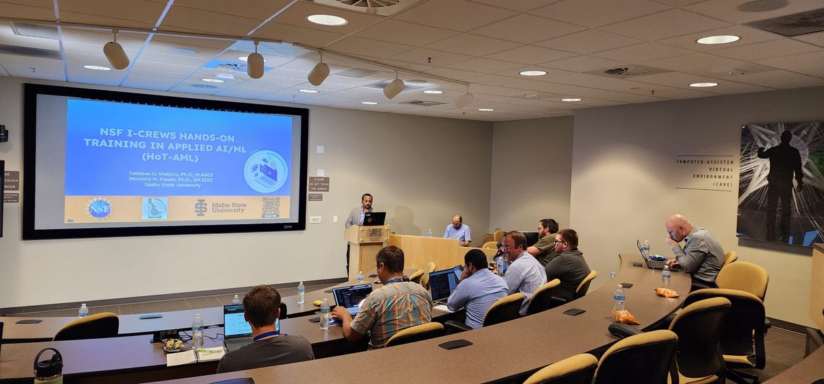 HoT-AML training session in a lecture hall
