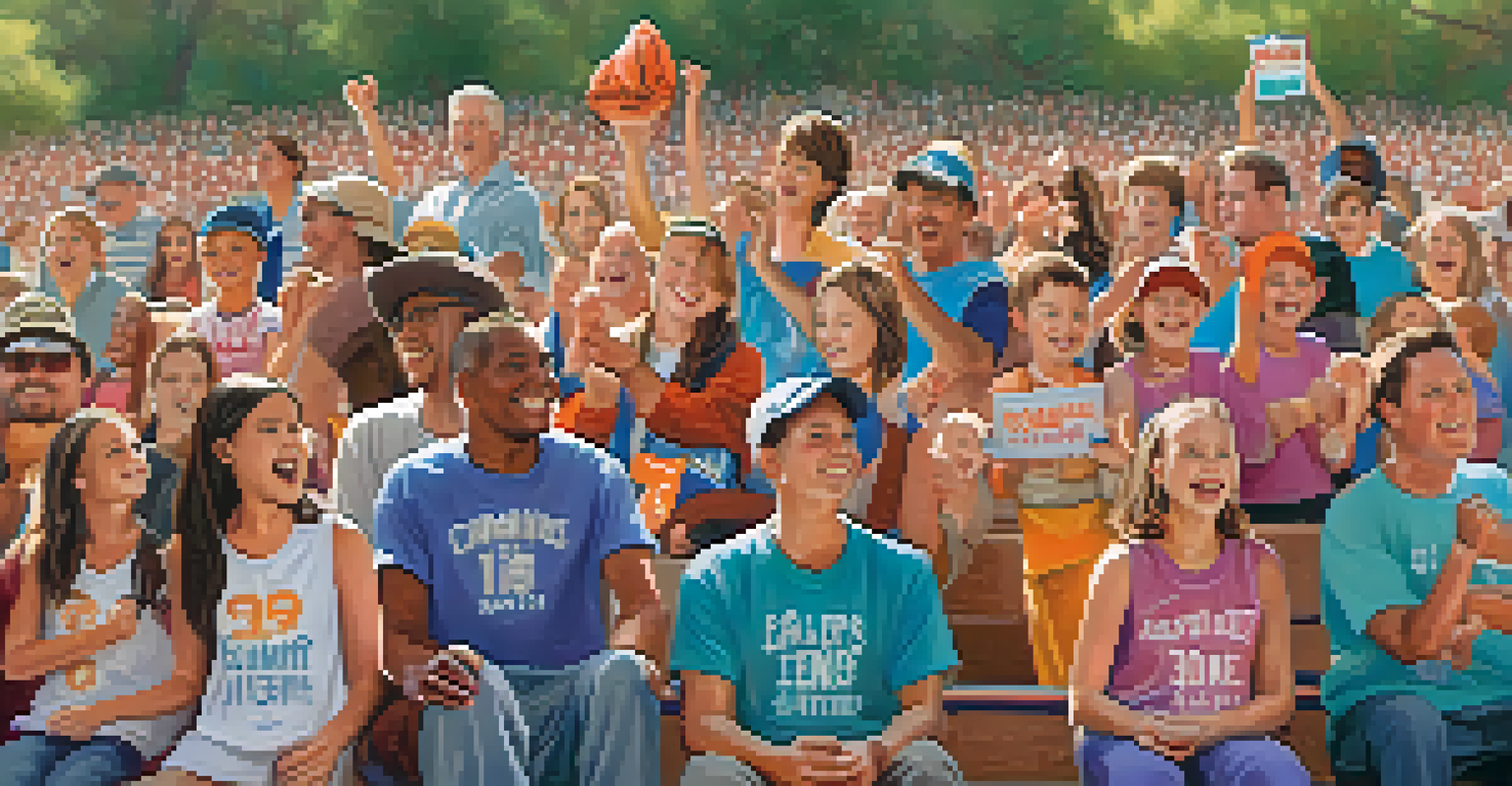 Parents and families cheering for youth basketball players in Sedona, showcasing community spirit.