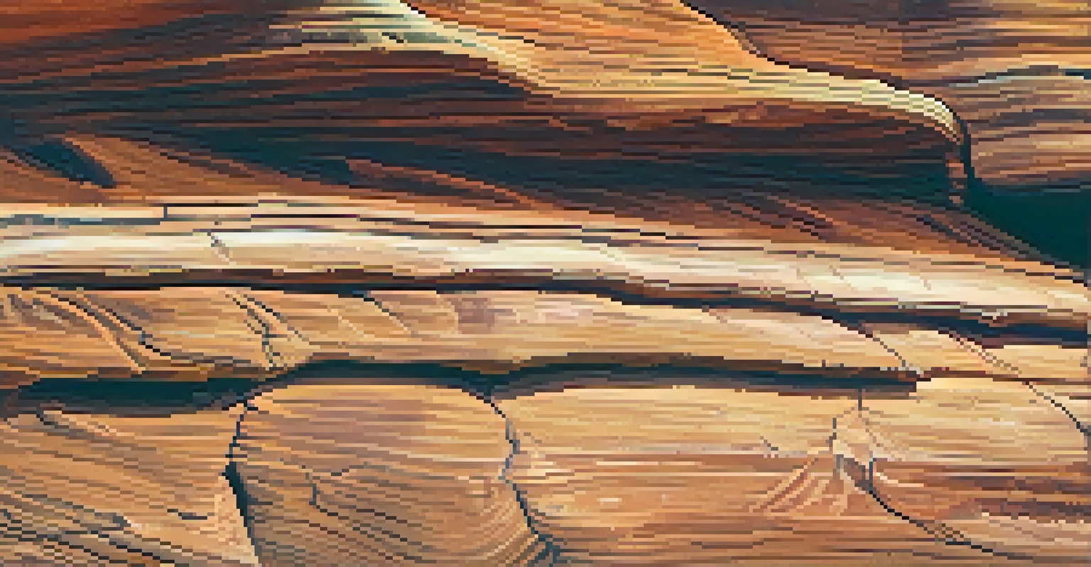 A close-up of red rock formations in Sedona, highlighting intricate textures and patterns in the sunlight.