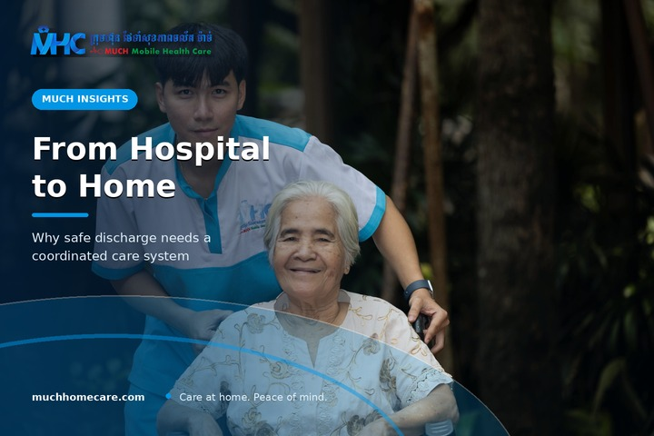 A discharge document is not a recovery system. Cambodia’s families and institutions need clearer handovers, coordinated follow-up and practical support after a patient returns home.
