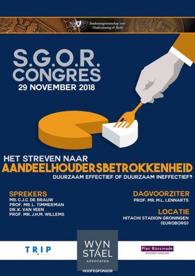 S.G.O.R. Congres 2018: Het Streven naar Aandeelhoudersbetrokkenheid