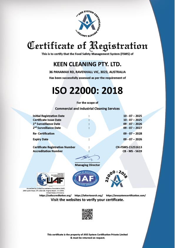 keen foodsafety10s