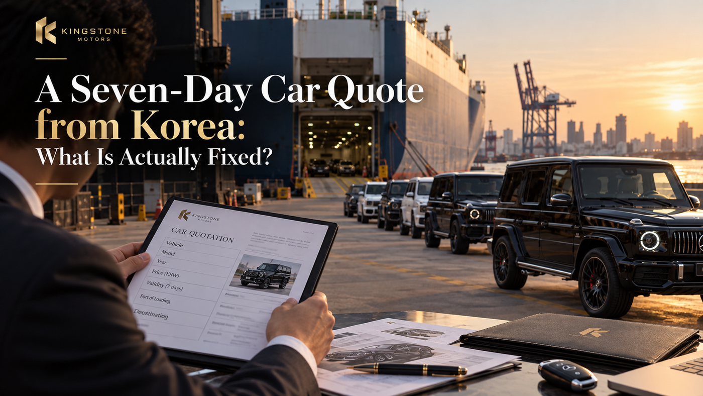 korea-car-quote-price-currency-validity