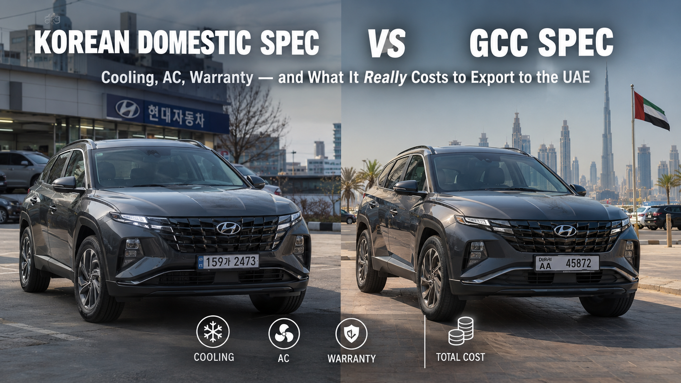 Korean Spec car vs GCC spec