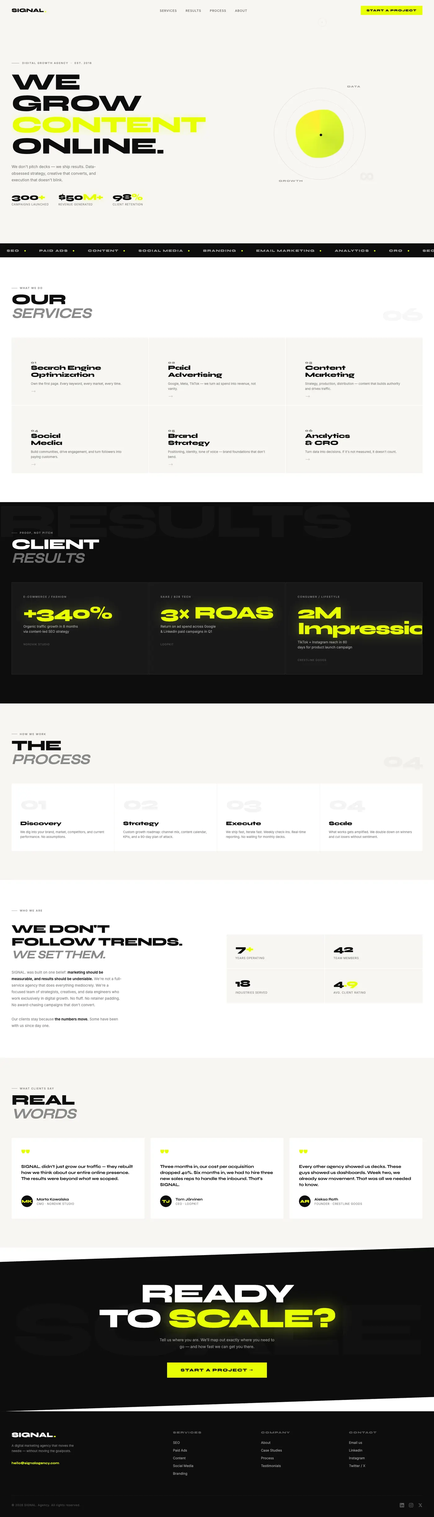 signal screenshot